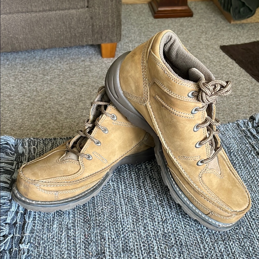 Caterpillar Tan Leather Men's Boots
